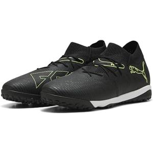 Puma Scarpe da Calcio Unisex Future 8 Match TtSoccer, Puma Nero Fizzy Verde Chiaro Terreno, 37.5 EU