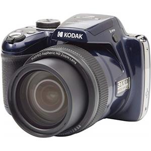 KODAK Pixpro AZ528 - Fotocamera Bridge Digitale 16 Mpixel, Zoom ottico x52, Stabilizzatore Ottico, Schermo LCD da 3 pollici, Video Full HD 1080p, Batteria agli ioni di litio - Blu Notte