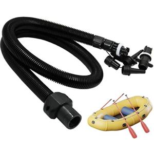 Wyttuubv Adattatore per pompa gonfiabile, tubo a pompa per paddle board, Adattatore per pompa per gommone e kit tubo 'aria, Kit tubo aria sostitutivo per Stand Up Paddle Board di ricambio