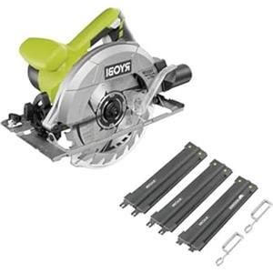 RYOBI Confezione RYOBI Sega circolare - RCS1400-G - 1400W - 66mm - guida di taglio - RAK03SR