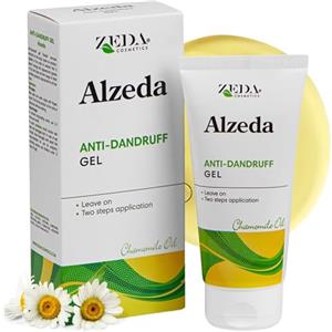 ALZEDA Gel antiforfora leave-in 100 ml - con Solfuro di Selenio e Climbazolo | per cuoio capelluto sensibile | controllo a lunga durata | non unge | forfora secca e grassa, capelli colorati