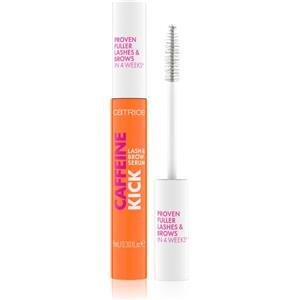 Catrice Caffeine Kick Siero per Ciglia e Sopracciglia 9 ml - Volumizzante, Rinforzante e Nutriente, Vegano e Senza Profumo