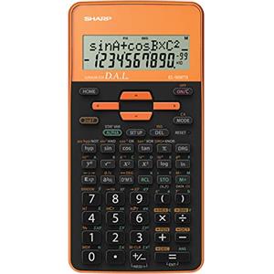 SHARP calcolatrice scientifica el 509 arancione