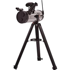 Celestron 22453 Telescopio riflettore newtoniano StarSense Explore LT127AZ abilitato per smartphone due oculari, lente di Barlow 2x, dock per telefono e treppiede regolabile in altezza, Argento