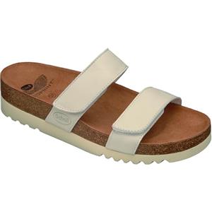 Scholl Lusaka, Sandal Donna, Bianco, 35 EU