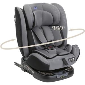 Chicco Unico Evo I-Size, Seggiolino Auto 0-36 Kg, omologato ECE R129/03, Isofix Girevole A 360° E Reclinabile, Gruppo 0+/1/2/3 Da 0 A 12 Anni