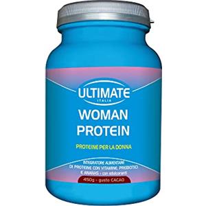 Ultimate Italia - Woman Protein proteine specifiche per donne - 450g - cacao - proteine di soia e albume d'uovo