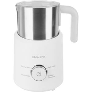KASANOVA Montalatte elettrico 4 in 1 500 W, caraffa 700 ml bianco