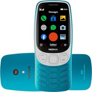 Nokia 3210 Blue - Telefono cellulare 4G - Una leggenda della telefonia riproposta in versione moderna, Grande display 2,4