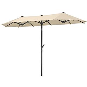 Schneider Schirme 746 - 02, Ombrello Salerno, colore: naturale, rettangolare, 300 x 150 cm