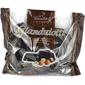CRISPO- GIANDUIOTTI FONDENTI- DELIZIOSI CIOCCOLATINI FONDENTI ALLE NOCCIOLE GIANDUIA CONFEZIONE DA 1 KG