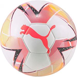 Puma Futsal 1 TB FIFA Quality PRO, Pallone, Puma White-Sunset Glow-Sun Stream, Taglia 4 (62 cm)