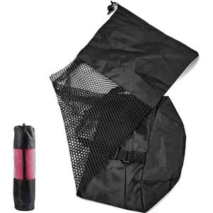 GZQINGYONG Borsa per Tappetino Yoga,Borsa Impermeabile con Tracolla Regolabile,Borsa in Rete per Tappetino da Tasca con Coulisse,Sacca per Materassino Fitness,Pilates,Yoga Accessori,87x29cm
