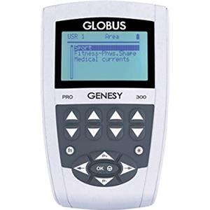 Globus | Genesy 300 PRO, Elettrostimolatore a 4 Canali, 91 Programmi per La Fisioterapia