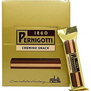 Pernigotti, Barretta Cremino Classico, Snack di Cioccolato Gianduia con uno Strato di Crema alle Nocciole, Senza Olio di Palma, 21 Pezzi x 40 gr (0.84 kg)