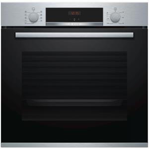 BOSCH Forno Elettrico Multifunzione, Serie 4, Capacità 71 Lt, Classe Energetica A, Acciaio Inox + Vetro Nero - HBA534BS0
