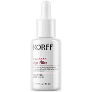 Korff Collagen Age Filler Siero Viso Antietà 30 ml - Riduce le Rughe, Idrata e Rassoda la Pelle con Collagene Marino e Acido Ialuronico