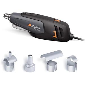 Steinel Mini Pistola termica HM Stick, 4 ugelli inclusi, 350 W, 400°-500°C, luce di lavoro a LED, pistola ad aria calda per bricolage e modellismo