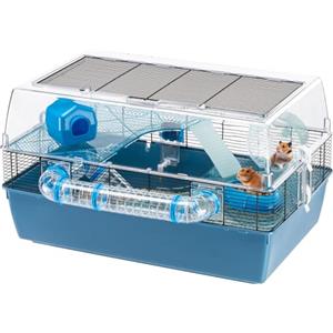 Ferplast Ampia Gabbia per Criceti e Topolini DUNA FUN LARGE Tre piani con Accessori