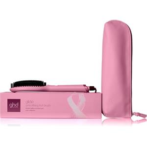 ghd Glide Limited Edition - Spazzola elettrica lisciante e pochette termoresistente in rosa glicine