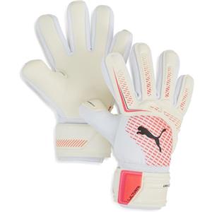 PUMA PUMA ULTRA Pro Jr NC - Guanti da portiere Ragazzi, PUMA White-Glowing Red-PUMA Black, 5-041950