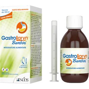 NOOS GastroLaryn Bambini 150ml - Integratore per il Benessere Gastroesofageo con Musa Paradisiaca e Calcio Alginato