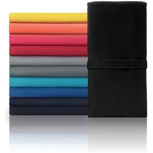 Blumtal - Asciugamano in microfibra - Set di 1 - Asciugamano sportivo - Telo mare da viaggio - Asciugamano ad asciugatura rapida, compatto, ultraleggero e super assorbente - nero - 140 x 70 cm