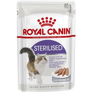 Royal Canin Sterilised Mousse per Gatti Adulti - Cibo Umido in Confezione da 12 x 85 g