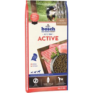 Bosch HPC Active - Cibo secco per cani adulti attivi, 15 kg, senza frumento e zucchero