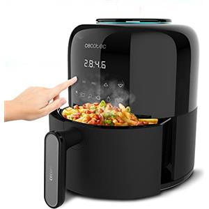 Cecotec Friggitrice ad Aria Cecofry Pixel 2500 Touch. Air Fryer 1200W, Capacità 2,5L, 6 Programmi, Controllo Digitale, Timer, Manico Del Corpo e Tocco Freddo, Piedi Antidisdain, Tecnologia PerfectCook