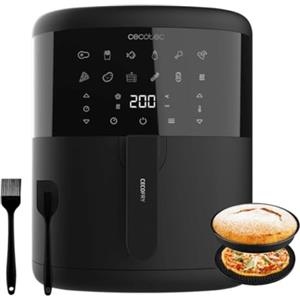 Cecotec Friggitrice ad Aria Cecofry Bombastik 6000 Full. Air Fryer 1700 W, Capacità 6 L, Tecnologia PerfectCook, Regolazione della Temperatura e Del Tempo, Controllo Touch, 12 Modalità, Accessori