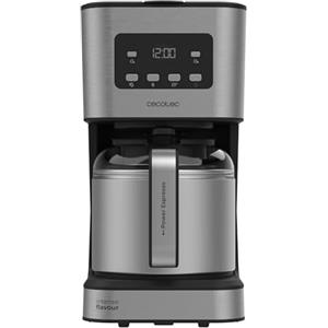 Cecotec Macchina Caffè Americano, Caffettiera Goccia Coffee 66 Drop & Thermo Time. 950W, 1,2L, 10 Tazze, Schermo LCD, Timer 24h, Sistema Antigoccia, Protezione contro surriscaldamento, 6 interruttori