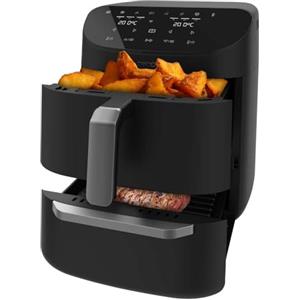 Cecotec Friggitrice ad Aria Cecofry Foodcourt 11000 Connected C. Air Fryer 1850 W, Forno e Grill Capacità 9 L, Design 3 in 1, Sincronizzazione, 8 Modalità, App e Wifi, Tempo Regolabile 40 a 230ºc