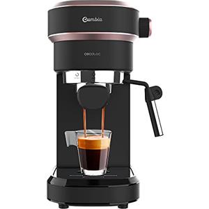 Cecotec Macchina da Caffè Espresso Cafelizzia 890 Rose. Espresso e Cappuccino, 1350 W, Sistema Thermoblock, 20 Bar, Modalità Automatica per 1 O 2 Caffè, Vaporizzatore Orientabile, Capacità 1,2 L