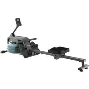 Cecotec Vogatore Resistenza Acqua Drumfit Rower 10000 Neptuno. Serbatoio 13L, Sellino Regolabile, Peso Massimo 135Kg, Schermo LCD, Supporto per Dispositivi