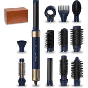 Cecotec Spazzola lisciante da viaggio InstantCare 400 Travel Brush, Rivestimento in ceramica, Temperatura massima 190º, Liscia senza togliere volume, Cavo 360º, Indicatori LED