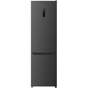 Cecotec Frigorífico Combi 2 Puertas Bolero CoolMarket Combi 356 Dark D. 356 L, Altura 200 cm y 60 cm de Ancho, Bajo Consumo, Sistema Multi Air Flow, Total No frost, 2 Cajones