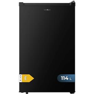 Cecotec Mini Frigorifero Bolero CoolMarket TT 114L Black. Capacità 114 L, Classe Energetica E, Porta Reversibile, Conservazione Ottimale, Luce LED, Controllo Meccanico, Humidity Box, Funzione Defrost