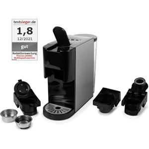 Princess 01.249450.01.001 Caffettiera Multifunzione, Compatibile con capsule Nespresso,Dolce Gusto,cialde ESE e caffè macinato, 19 bar, 800 ml