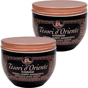 imi shop Tesori d'Oriente Fior di Loto Crema corpo 2 Confezione di 300ml ognuno (2 Confezioni, Hammam)