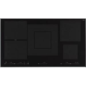 Hotpoint ARISTON HT 1090 BA - Piano cottura da 85 cm, induzione, nero, 5 fuochi