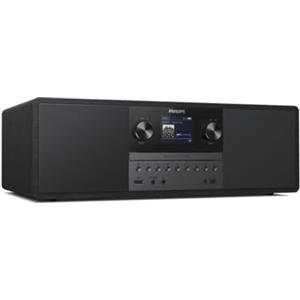 PHILIPS Micro Music System TAM6805 50W: Sistema audio tutto-in-uno con radio Internet, Bluetooth, Spotify Connect, USB, lettore CD, DAB+, FM, altoparlanti Bass Reflex Sistema audio compatto