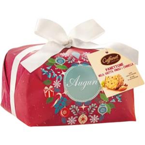 Caffarel Panettone Caffarel Panettone Mela, Uvetta, Pinoli e Cannella 1 Kg Incartato a Mano