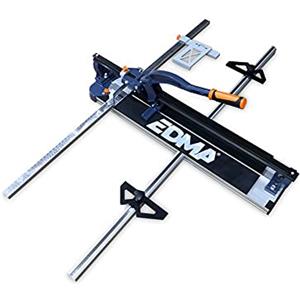 EDMA - Edmatile - Tagliapiastrelle Manuale - Guida Monorotaia di Precisione da 925 mm - Spessore di Taglio di 20 mm - Taglia Mattonelle per Piastrellisti - 251155 - Per Uso Professionale e Fai da Te