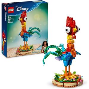 LEGO Heihei ǀ Disney dal Film Vaiana 2, Modello di Animale da Costruire con Parti Snodabili e Espositore, Giochi per Bambini e Bambine da 9 Anni in su, Idea Regalo di Compleanno da Collezione 43272