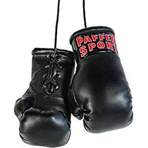Paffen Sport «Colour» Mini guantoni da boxe, ciondolo per auto, colore: nero