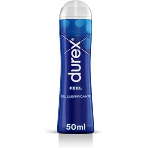 Durex Feel, Lubrificante Sessuale Intimo, Gel Lubrificante a Base d'Acqua Adatto per Rapporti Intimi e Secchezza Vaginale, 50 ml