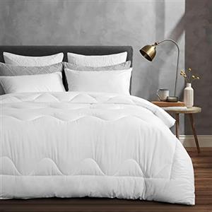 Aisbo Piumino Letto Matrimoniale Invernale - Piumone 4 Stagioni Trapunta Microfibra 240x260 Piumini Duvet 300GSM