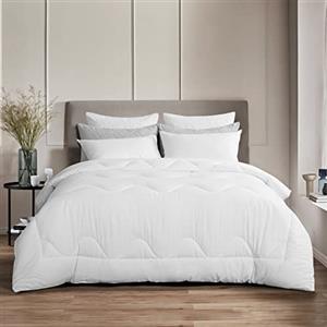 Aisbo Piumino Una Piazza e Mezza - Invernale Piumone Letto 4 Stagioni Trapunta Microfibra 200x200 Piumini Duvet 300GSM