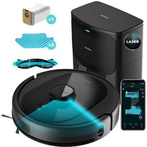 Cecotec Robot Aspirapolvere Conga 8290 Immortal Ultra Power Home X-Treme, 7000 Pa, Base Autovacciata, 4 Livelli di Potenza, 3 Livelli di Flusso di Boom, Autonomia 280 min coprendo 280 m2, App